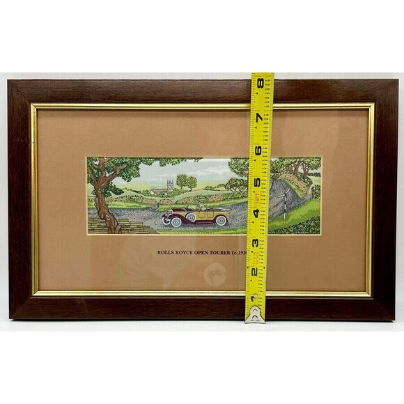 Cash's of Coventry Silk Woven Picture - Rolls Royce Open Tourer (c1930) - Picture 6 of 7